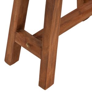 Chair Hm7902 made of solid mahogany in natural color - 49.5x24.5x45.5cm