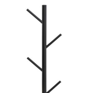 Standing clothes hanger Fori black metal 30x30x173cm