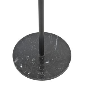 Standing clothes hanger Fori black metal 30x30x173cm