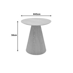 Donda Side Table Mdf, Sonoma, D45x50 cm