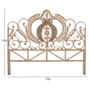 Rattan bed headboard 178 cm Hm9358