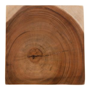 Stool Anvil Hm9756 made of solid natural wood 30x30x46cm
