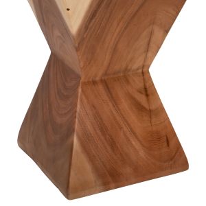 Stool Anvil Hm9756 made of solid natural wood 30x30x46cm