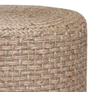 Табуретка Axar от юта в естествен нюанс D40x40см