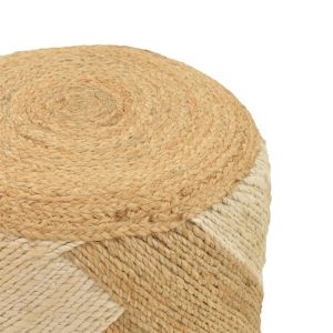 Stool Elision Inart 100% jute 40x40x40cm
