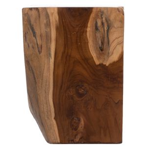 Stool Hm7721 solid teak wood natural