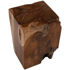 Stool Hm7721 solid teak wood natural
