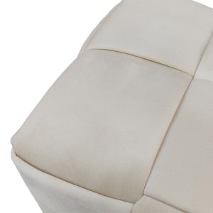 Jisko stool beige plush 38x38x40cm