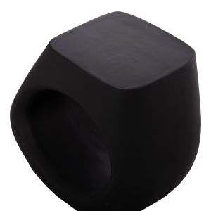 Табуретка Lans Hm4691.01 от фиброцимент в черно - 58x28x45.5 висулка.