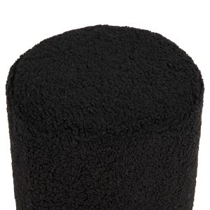 Stool Levy Hm8408,24 boucle black color D35x42hcm