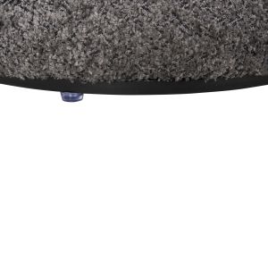 Stool Linner Hm9604.01 gray boucle with black details D38.5x43hcm