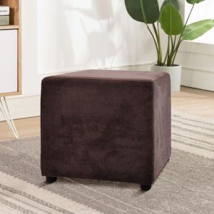 Orinoko stool in brown color 47x47x42cm