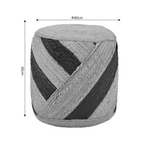 Stool Relous 100% jute 40x40x40cm