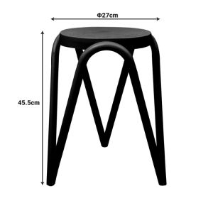 Табуретка Serzona Pp в цвят мента D27x45.5см