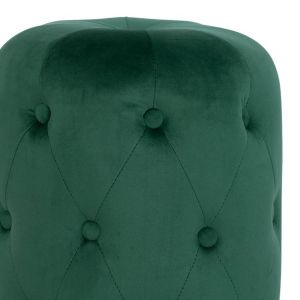 Torrie stool, quilted green velvet Hm8405,03