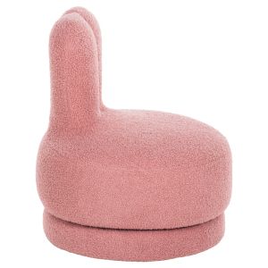 Swivel stool Frivo Hm9774,02 Dusty pink boucle 51x51x61hcm