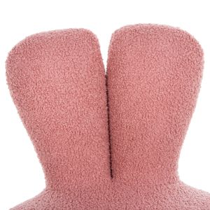 Swivel stool Frivo Hm9774,02 Dusty pink boucle 51x51x61hcm