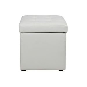 Stool chest white cube Hm224,02 36,5x36,5x36