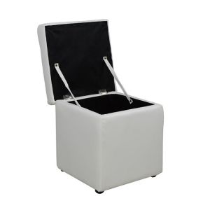 Stool chest white cube Hm224,02 36,5x36,5x36