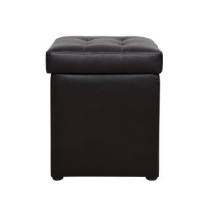 Stool chest black Hm224,03 36,5x36,5x36