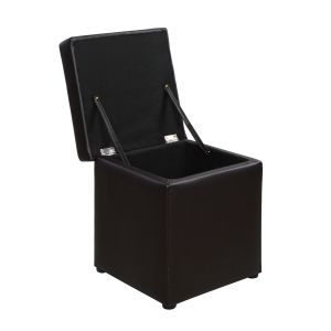 Stool chest black Hm224,03 36,5x36,5x36
