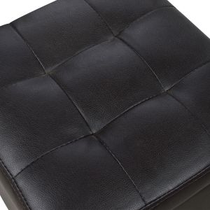 Stool chest black Hm224,03 36,5x36,5x36