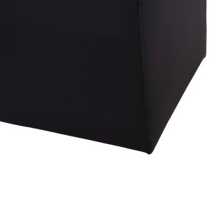 Stool black eco leather 37x37x35 Hm264,01