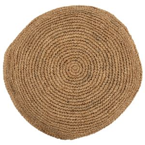 Stool-pouf made of natural palm leaves Aoni Hm7828 D48x37cm