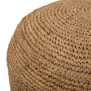 Stool-pouf made of natural palm leaves Aoni Hm7828 D48x37cm