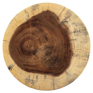 Stool/side table Naturally Onyxhm9755 made of solid teak wood in natural color D30x40cm