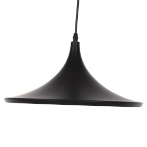 Ceiling pendant lamp Hm4133 aluminum in black gold D36x112hcm