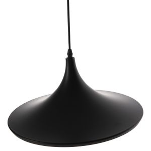 Ceiling pendant lamp Hm4133 aluminum in black gold D36x112hcm