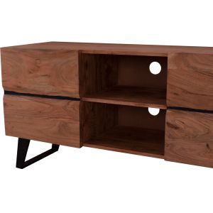 TV cabinet Alicia-a solid acacia 130x43x66cm Hm8174,11