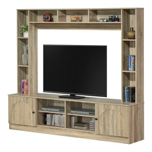 TV cabinet Ambera Sonoma color 200x40x171.5cm