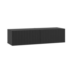 TV cabinet Antibes 128 2k2v black oak/black matte foil 128x42x32cm