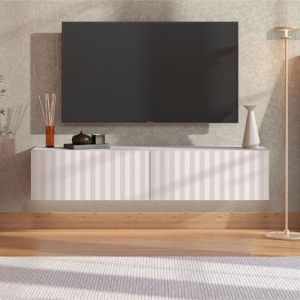 Тв шкаф Antibes Tv 154 2k2v бяло/бяло матово фолио 154x42x32см