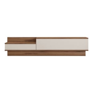TV cabinet Eclipse in white-anthracite shade 160x35x35cm
