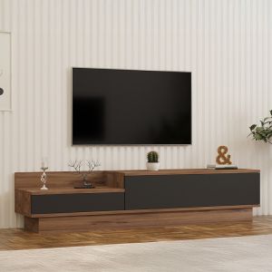 Eclipse TV cabinet in sonoma-anthracite shade 160x35x35cm
