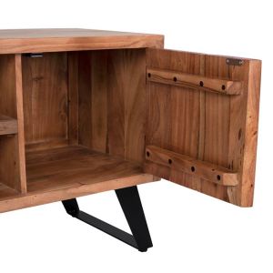 TV cabinet Fansi-a solid acacia 135x43x61,5cm Hm8177