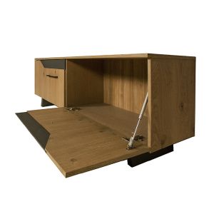 Тв шкаф Jakarta с рустик дъбов фурнир 170x40x55см