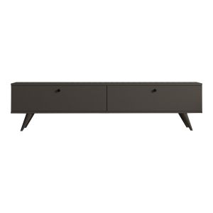 TV cabinet Jate in white 160x25x40cm