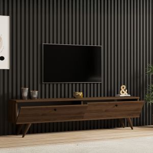 Jate walnut TV cabinet 160x25x40cm