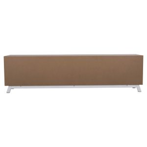 TV cabinet Kimia Hm8902.13 made of melamine, white/sonoma color 180χ35χ48.5hcm