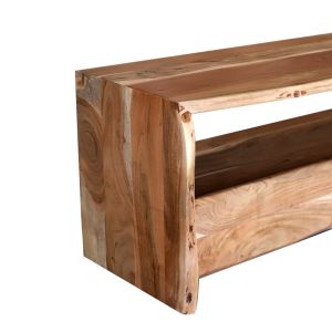 TV cabinet Konna acacia solid wood 140x40x45cm