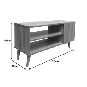 Orianne TV cabinet in sonoma color 90x32x46cm
