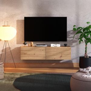 TV cabinet Royan Tv 128 2k2v artisan oak color 128x42x32cm
