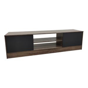 TV cabinet Sasa I in oak-anthracite color 150x35x41.5 cm