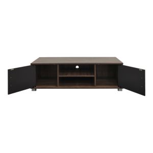 Serank TV cabinet in oak-anthracite color 120x40x40cm