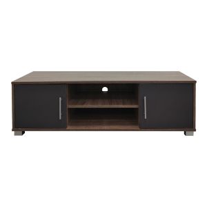 Serank TV cabinet in oak-anthracite color 120x40x40cm
