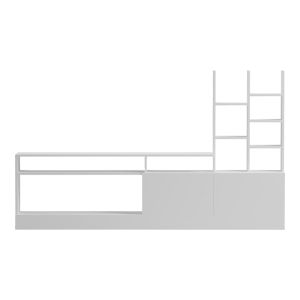 Seruno TV cabinet in white 170x25x100cm